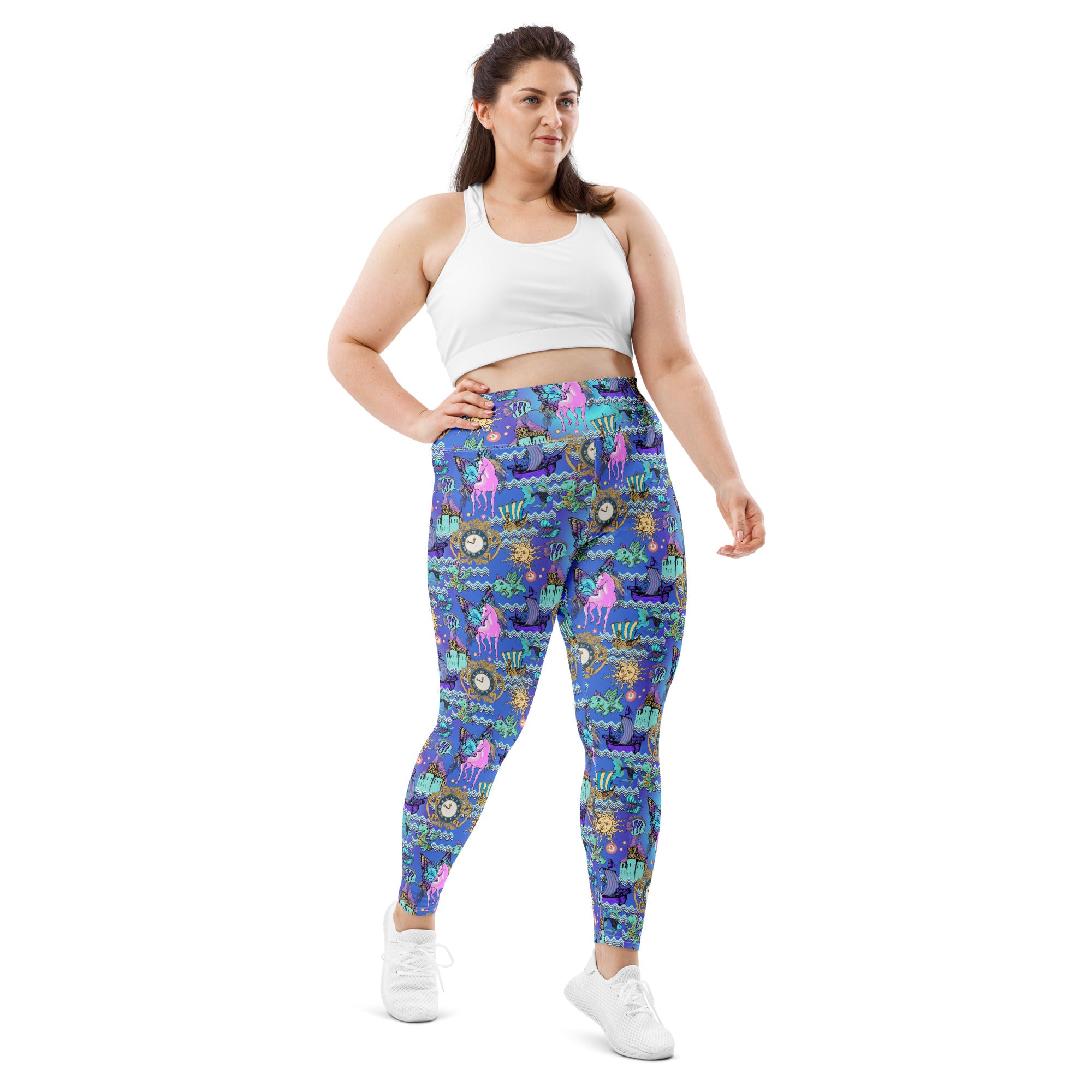 Mystical Fantasy World Leggings | Plus Size